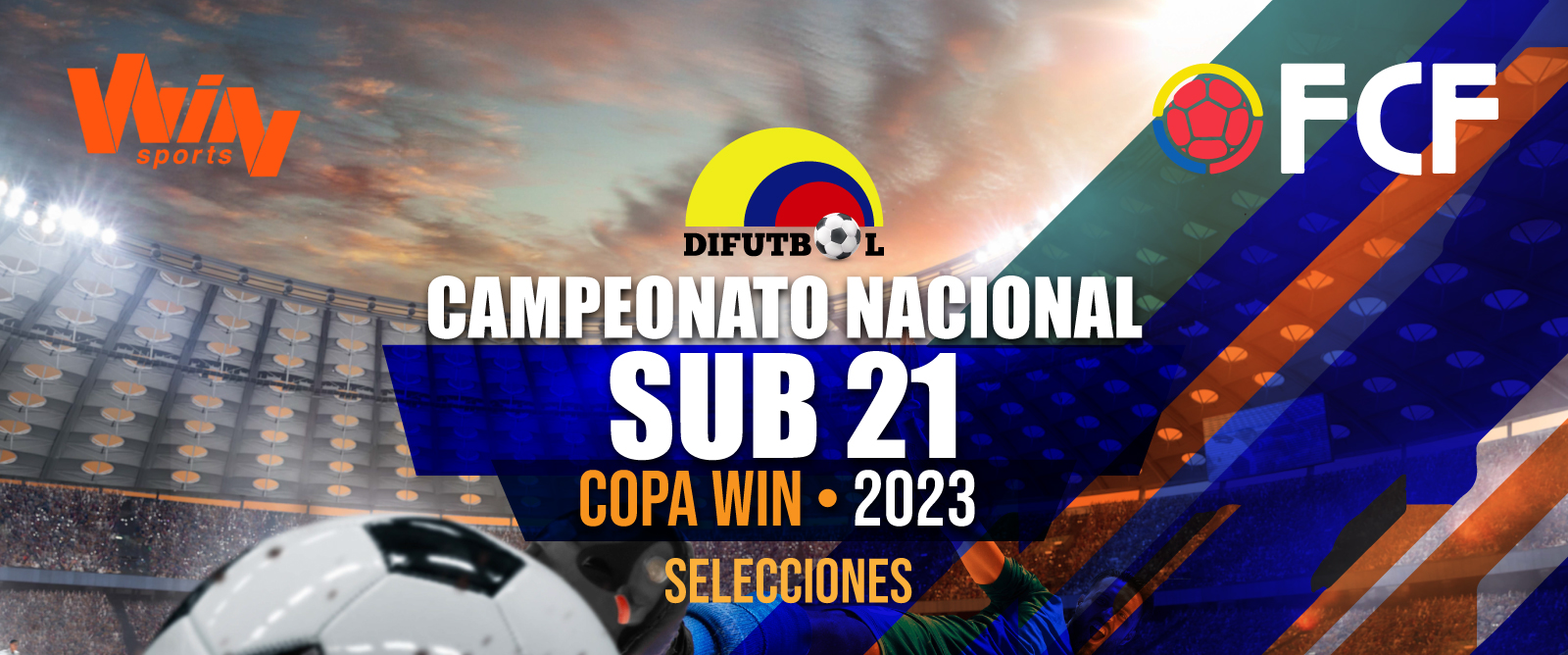 COPA WIN SPORTS SUB.21 MASCULINA – 2023 FASE FINAL -CALENDARIO GENERAL SEDE CAQUETA – (EL DONCELLO – PUERTO RICO) FECHAS SEPTIEMBRE 23 AL 30 DE 2023